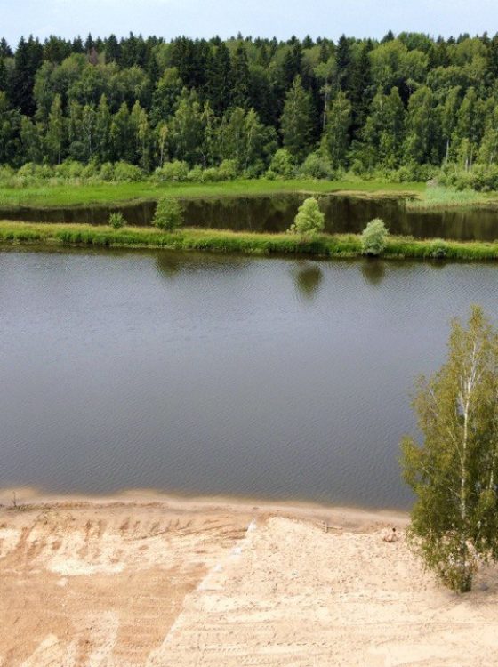 река у леса по Минскому шоссе